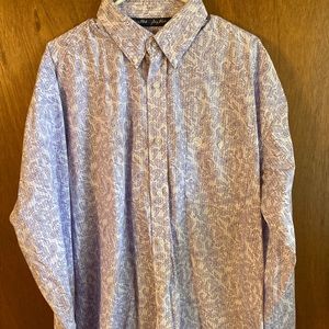 George Strait collection Wrangler button down shirt